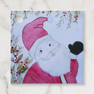 Vintage Santa  Favour Tags