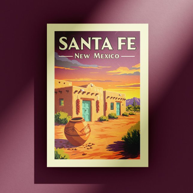 Vintage Santa Fe New Mexico Postcard (Creator Uploaded)