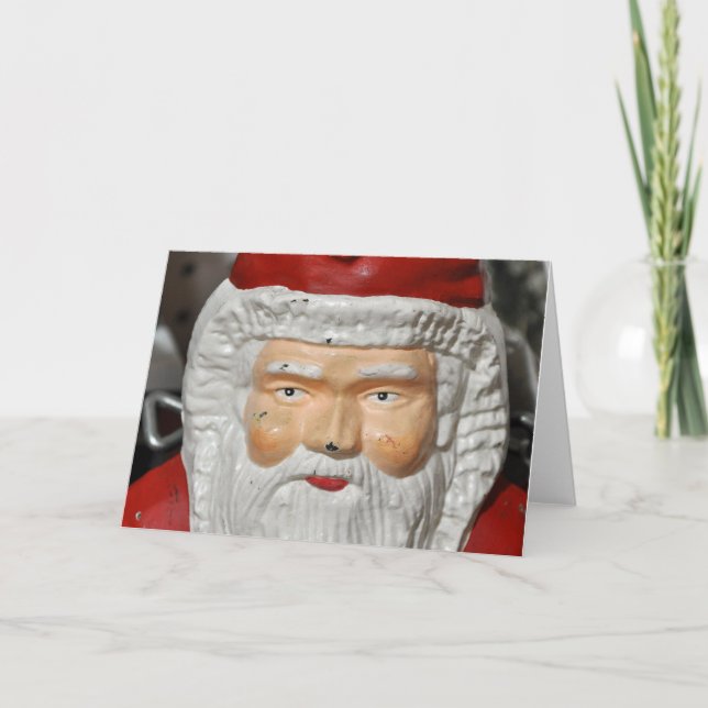 Vintage Santa Holiday Card (Front)