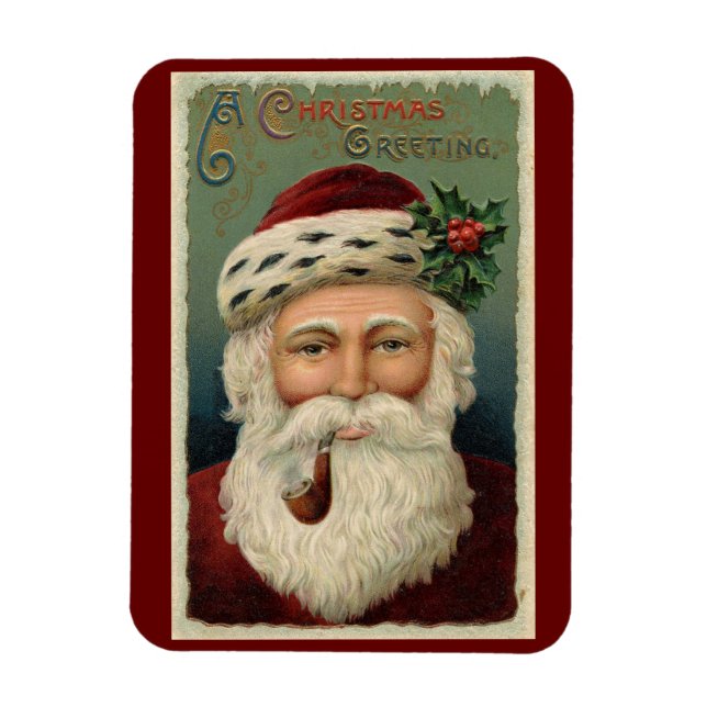 Vintage Santa Magnet (Vertical)