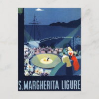 Vintage Santa Margherita Ligure Italy Tourism