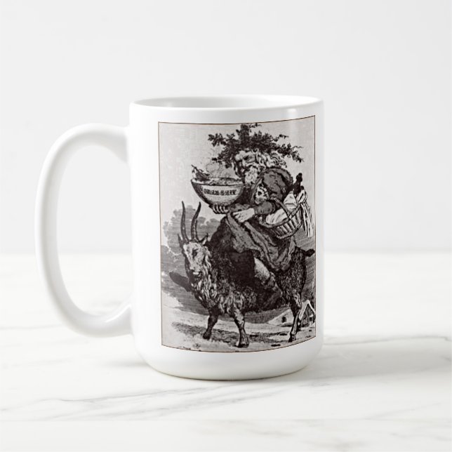 Vintage Santa Mug (Left)