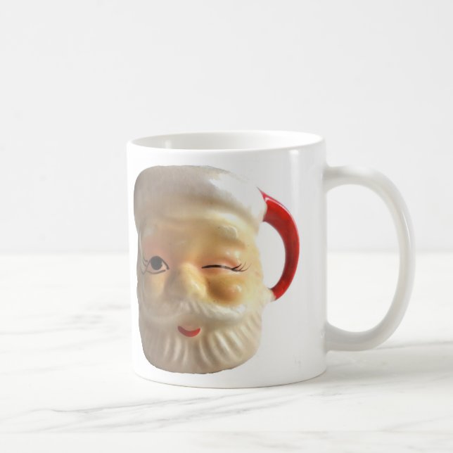 Vintage Santa Mug Mug (Winking) (Right)