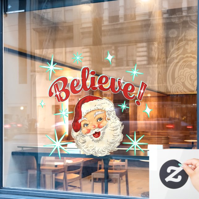 Vintage Santa No 6 (Cafe Window)