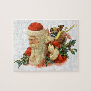 vintage santa or st nick jigsaw puzzle