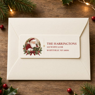 Vintage Santa Personalised Christmas