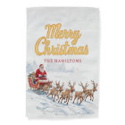 Vintage Santa Personalised Garden Flag