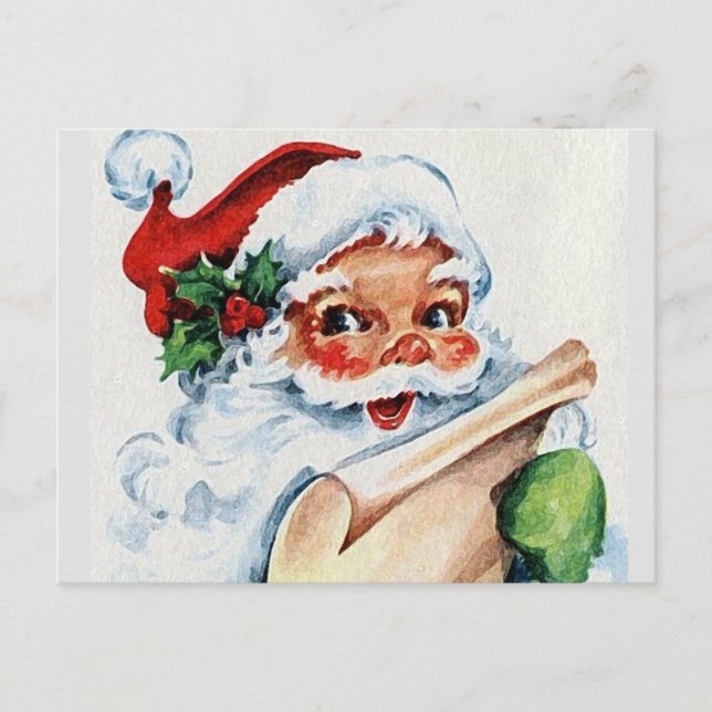 Vintage Santa Postcard (Front)