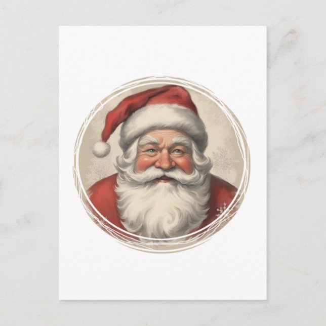 Vintage Santa Postcard (Front)