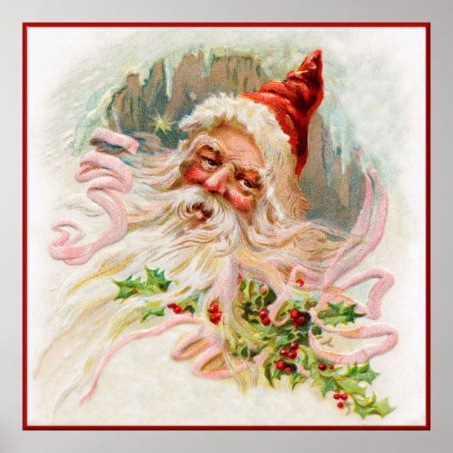 VINTAGE SANTA POSTER (Front)