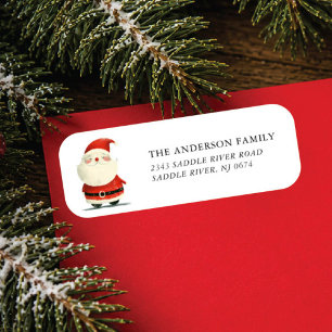 Vintage Santa Return Address