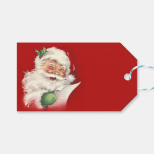 Vintage Santa Reworked! Gift Tags