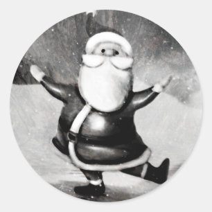 Vintage Santa Sticker