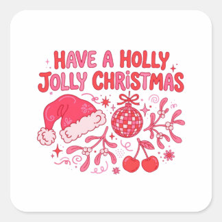 Vintage Santa Stickers