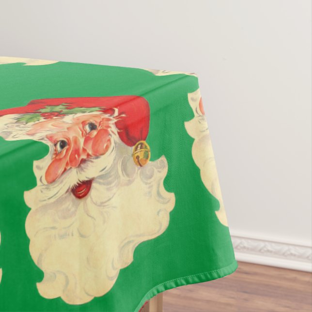 Vintage Santa Tablecloth (In Situ)