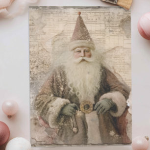Vintage Santa Tissue Paper
