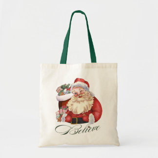 Vintage Santa Tote Bag