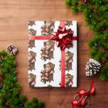 Vintage Santa Traditional Christmas Pattern Wrapping Paper<br><div class="desc">Wrapping paper with a vintage style image featuring classic Santa Claus sitting in an old-fashioned arm chair. Lovely traditional Christmas design</div>