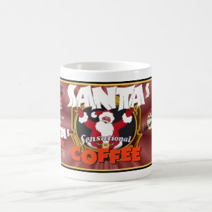 VINTAGE 'SANTA'S' BRAND COFFEE MUG