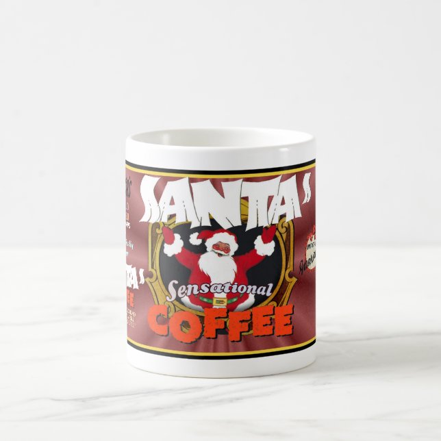 VINTAGE 'SANTA'S' BRAND COFFEE  MUG (Center)