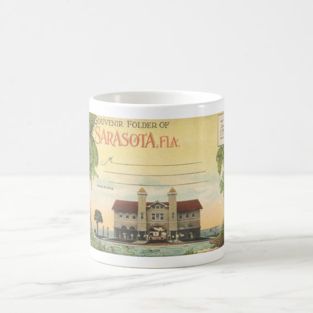 Vintage Sarasota, Florida Coffee Mug (Center)