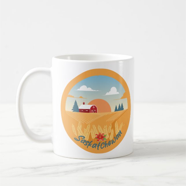 Vintage Saskatchewan Coffee Mug (Left)