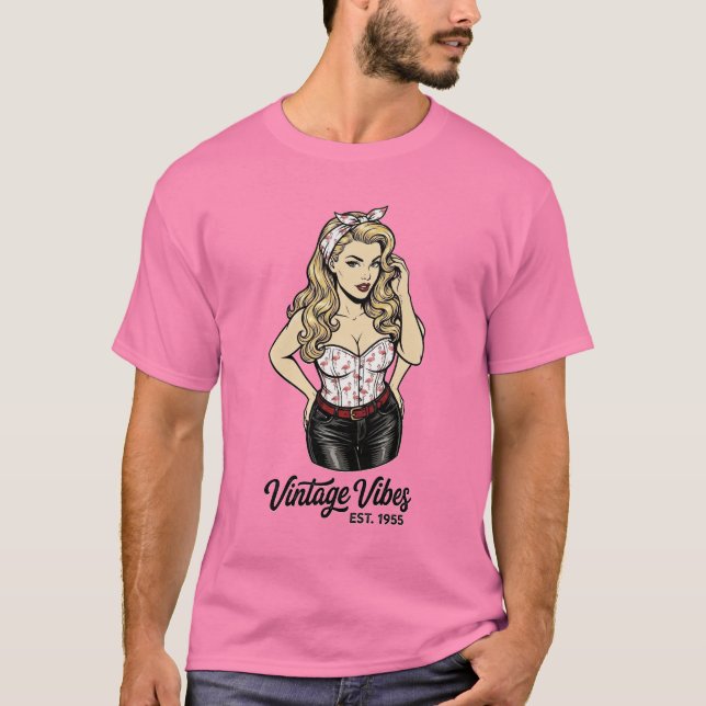 Vintage Sass, No Apologies T-Shirt (Front)