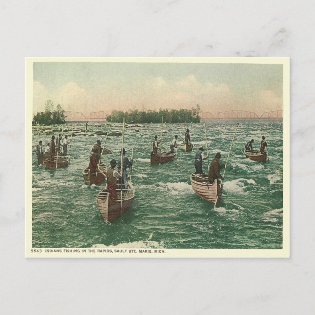 Vintage Sault Ste Marie Postcard (Front)