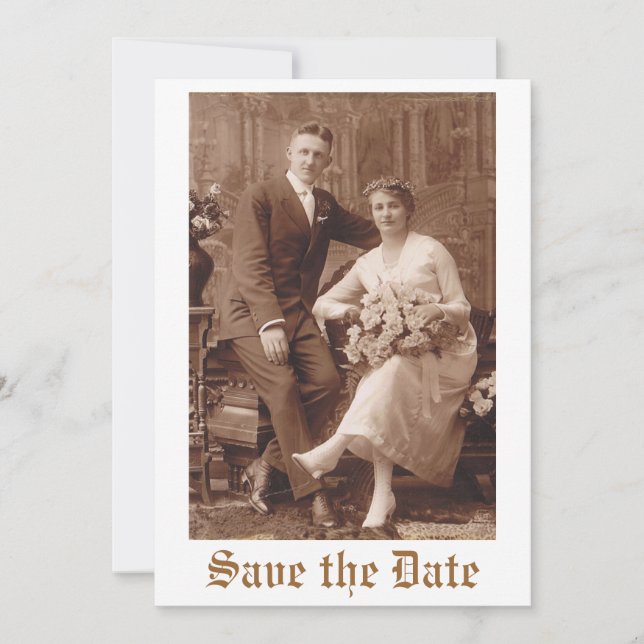 Vintage Save the Date (Front)