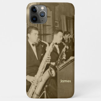 Vintage Saxophone Big Band Personal Case-Mate iPhone Case