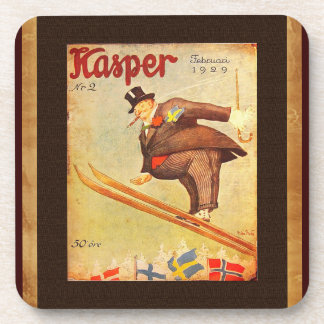 Vintage Scandinavian Cigar Ad Coaster