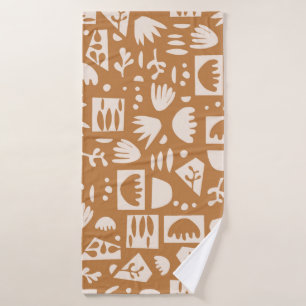 vintage Scandinavian simple, modern and contempora Bath Towel