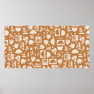 vintage Scandinavian simple, modern and contempora Poster