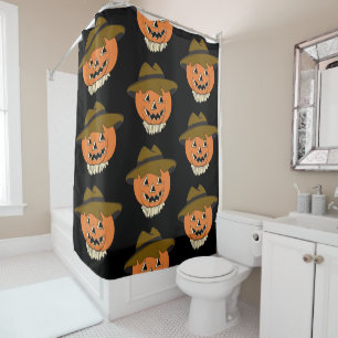 Vintage Scarcrow Shower Curtain