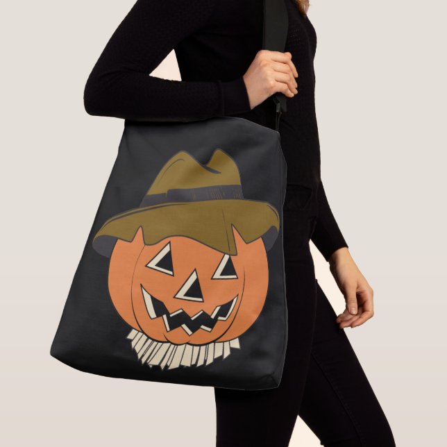 Vintage Scarecrow Crossbody Bag (Close Up)