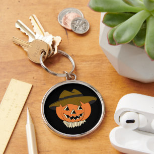 Vintage Scarecrow Keychain