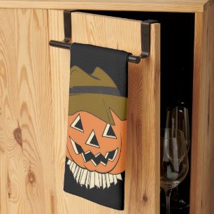 Vintage Scarecrow Kitchen Towel