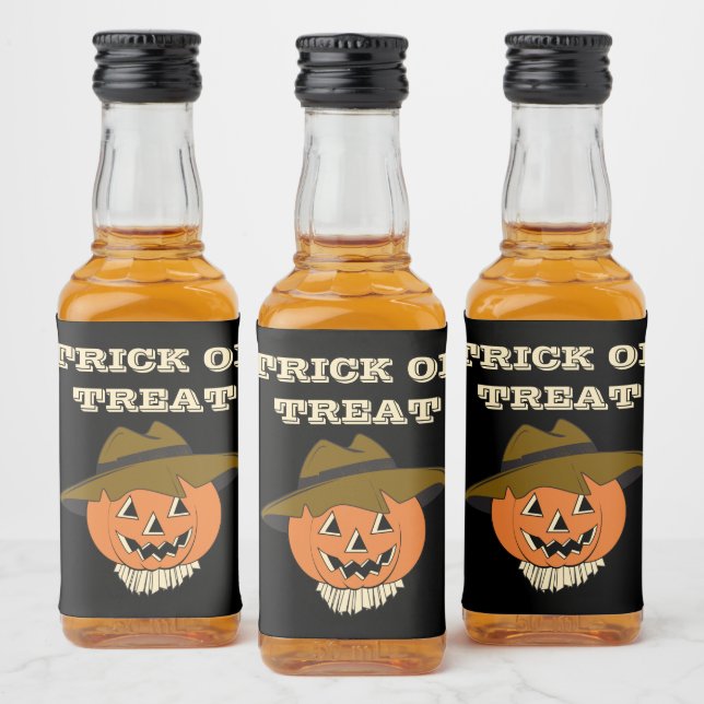 Vintage Scarecrow Liquor Bottle Label (Bottles)