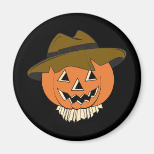 Vintage Scarecrow Magnet
