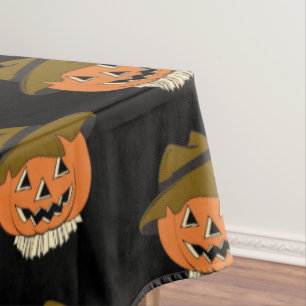 Vintage Scarecrow Tablecloth