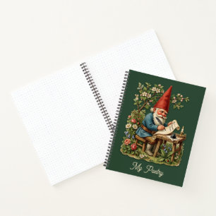 Vintage Scarp Picture - GARDEN GNOMES 20 Notebook