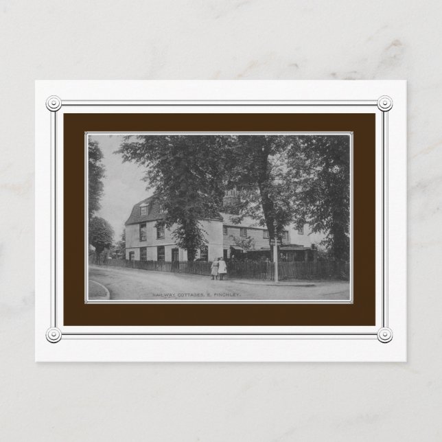 Vintage scene - Finchley, London Postcard (Front)