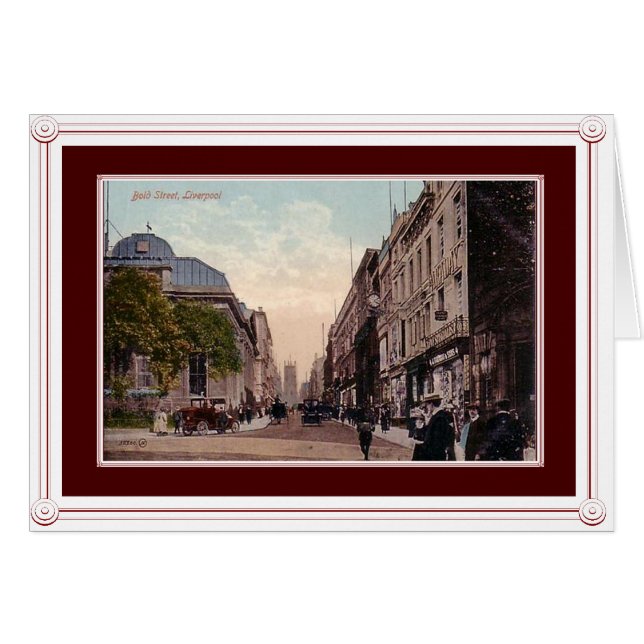 Vintage scene of Liverpool, England (Front Horizontal)