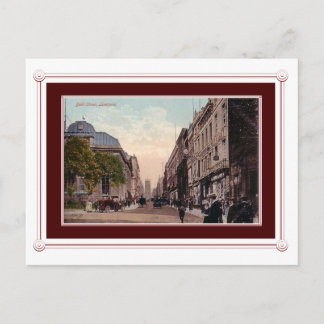 Vintage scene of Liverpool, England Postcard