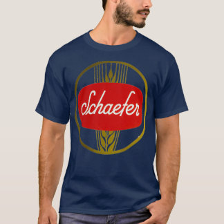 Vintage Schaefer Beer FampM Schaefer Brewing Co T-Shirt