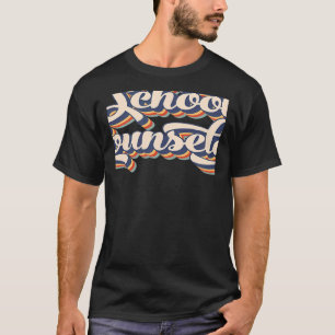 Vintage School Counsellor Retro Teacher Back to Sc T-Shirt