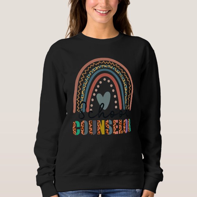 Vintage School Guidance Counselor Appreciation Bac Sweatshirt (Front)