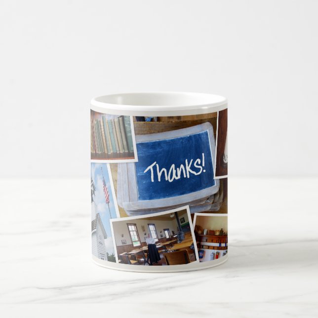 Vintage School House Thanks! Mug (Center)