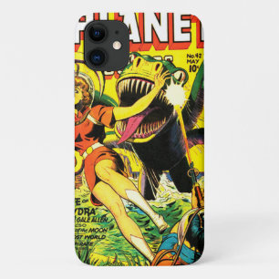 VINTAGE SCI FI COMICS FROM 1940s PLANET COMICS iPhone 11 Case