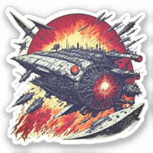 Vintage Sci-Fi Dreams - Steampunk Spaceship